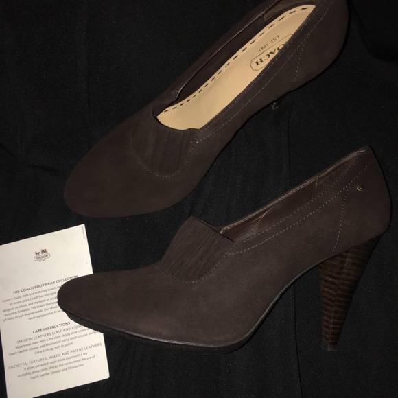 Coach Suede Heels - Picture 3 of 5
